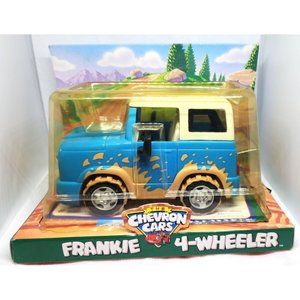 Vintage Chevron Cars Frankie 4-Wheeler Toy Truck - Movable Eyes, Opening Doors